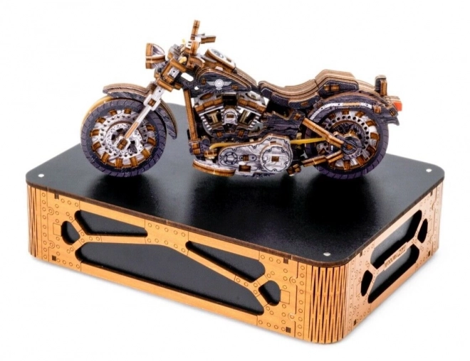 WOODEN CITY 3D puzzle Motocykl Cruiser Limitowana edycja 168 części