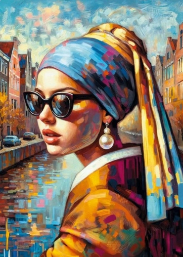 Cherry Pazzi Puzzle Dziewczyna z perłą 1000 elementów