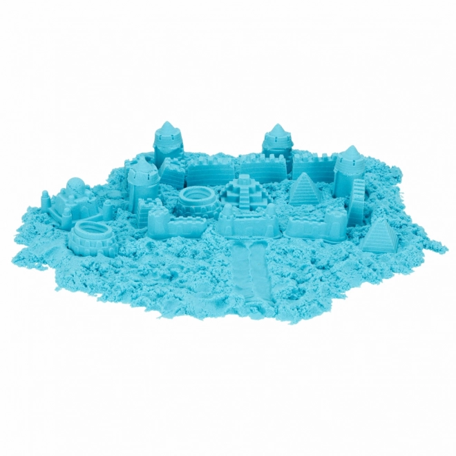Piasek kinetyczny w pudełku 1 kg piaskownica - 27 elementów