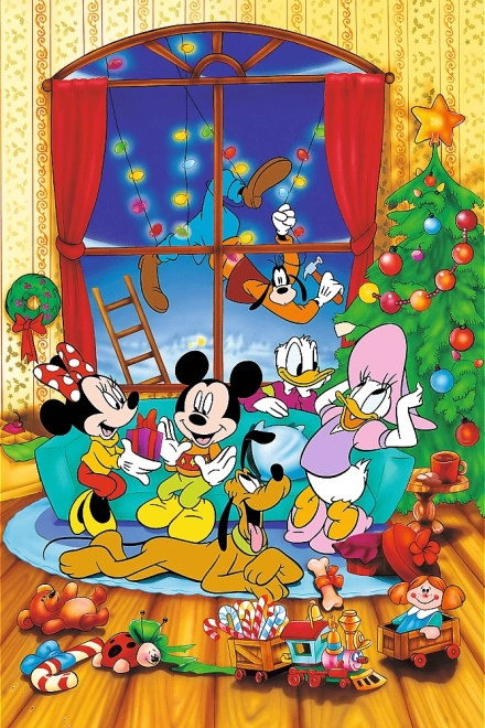 Puzzle Disney Myszka Miki i przyjaciele Boże Narodzenie 600 elementów