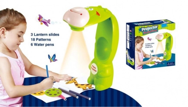 Stół z projektorem