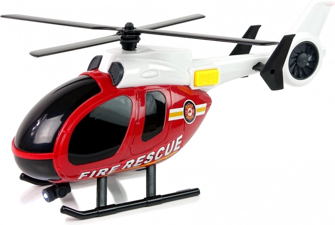 efekty świetlne i dźwiękowe helikoptera