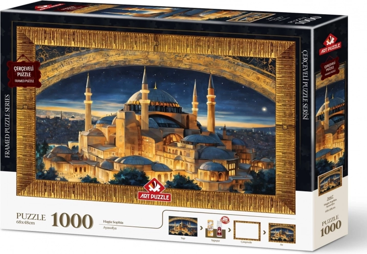 Układanka z ramą i klejem 3w1 Hagia Sophia 1000 elementów