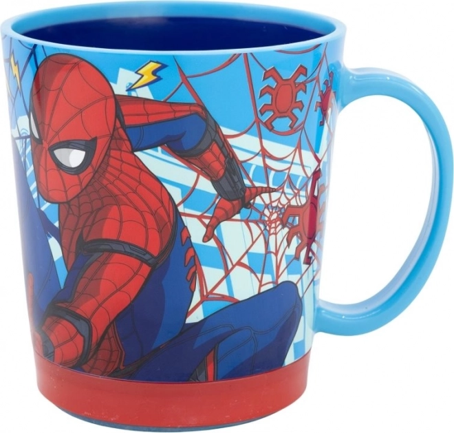Plastowy kubek z antypoślizgowym dnem z motywem Spider-Mana