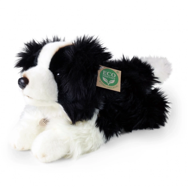 Pies pluszowy border collie leżący 30 cm ECO-FRIENDLY