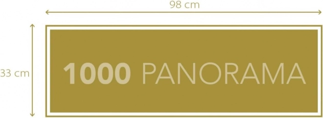 Clementoni panoramiczne puzzle Disney złoczyńcy 1000 elementów