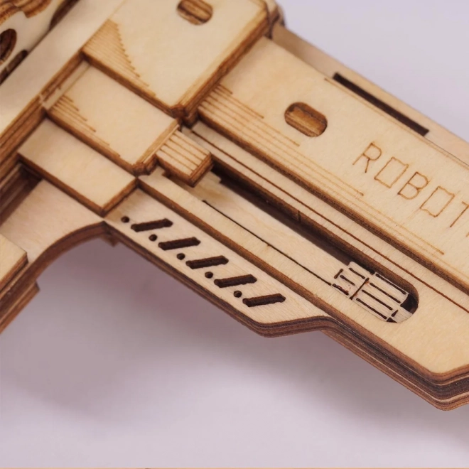 RoboTime 3D drewniane mechaniczne puzzle Rewolwer Corsac