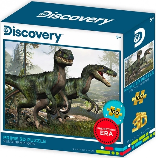 3D puzzle Welociraptory 100 elementów PRIME 3D