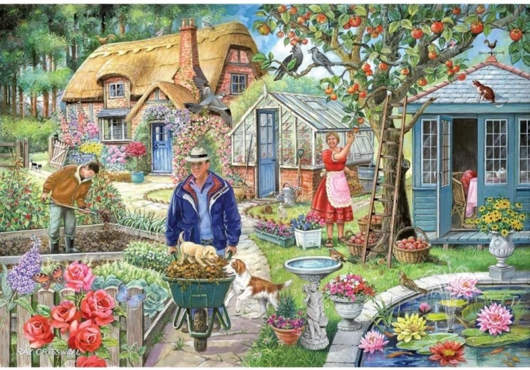 Puzzle W ogrodzie 1000 elementów