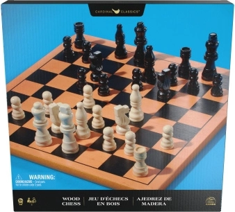 drewniany zestaw szachowy Cardinal Classics