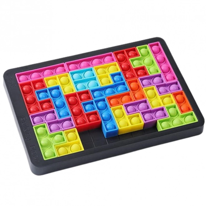 Zabawka sensoryczna Tetris Pop-It Puzzle 3w1