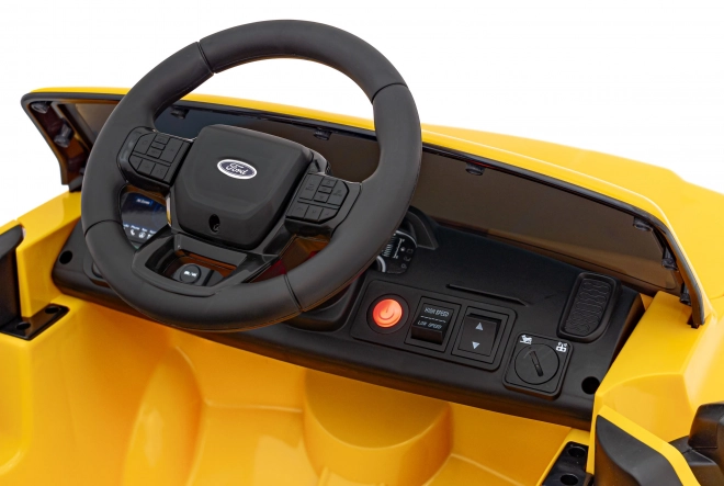 Dziecięcy elektryczny samochód Ford Ranger Lift żółty