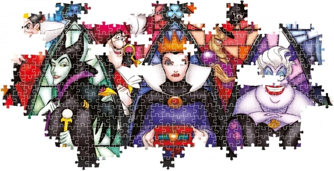 Clementoni panoramiczne puzzle Disney złoczyńcy 1000 elementów