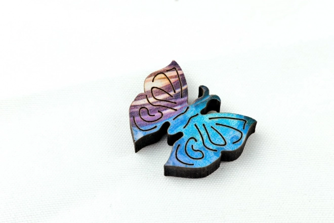 EscapeWelt Drewniane puzzle luminescencyjne Motyl 500 elementów