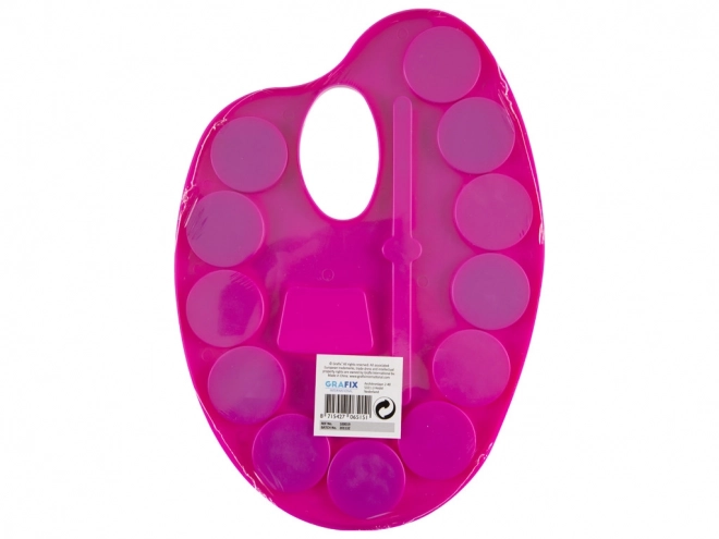 Grafix paleta z farbami wodnymi 12 szt. żółta
