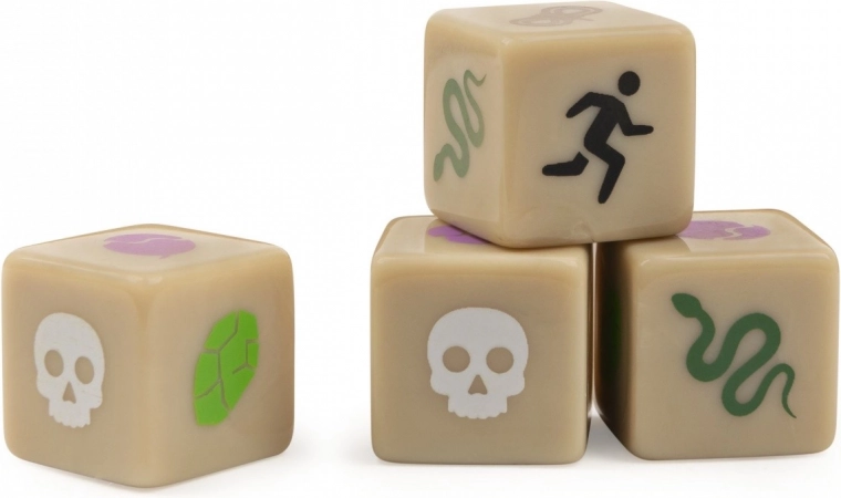 Specjalne kostki z symbolami dżungli