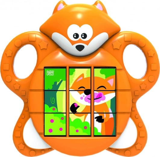 Interaktywne lisie puzzle dla dzieci z melodiami i dźwiękami
