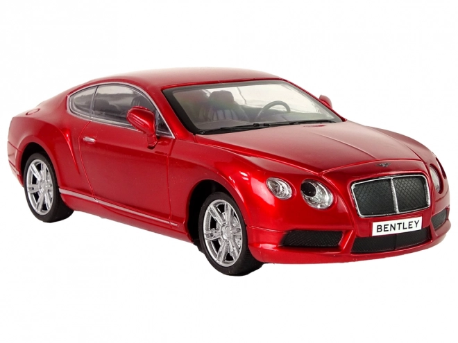 Czerwony model Bentley 1:24 z napędem ciernym