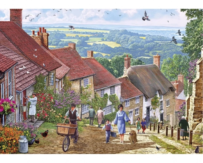 GIBSONS Puzzle Gold Hill, Anglia 1000 elementów