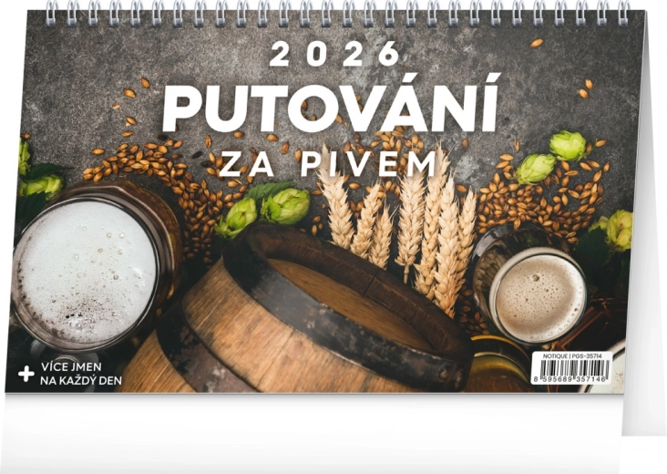 Kalendarz biurkowy Wędrówki za Piwem 2026