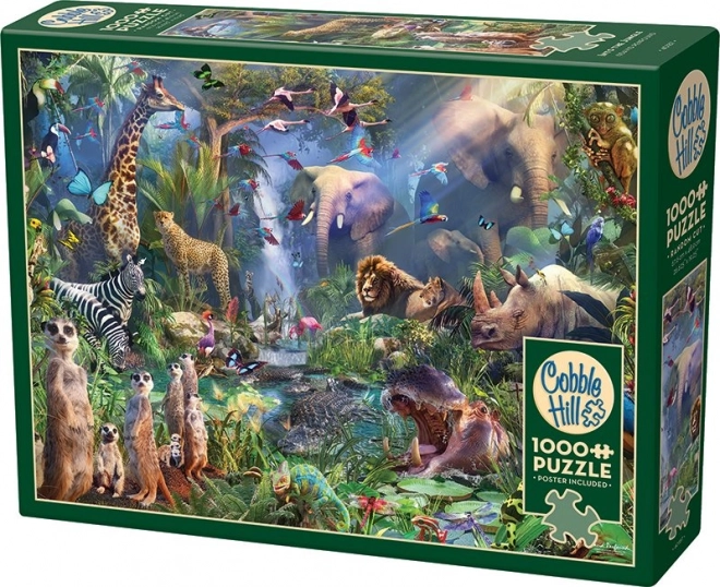 Puzzle COBBLE HILL W dżungli 1000 elementów