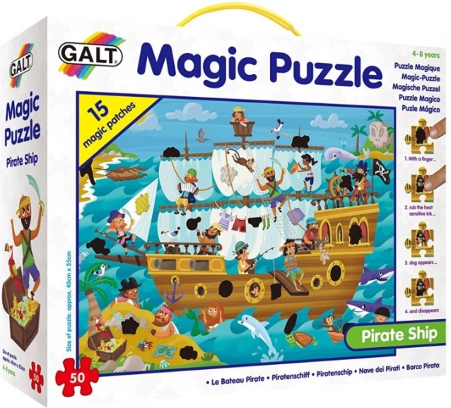 Magiczne puzzle Piracki statek dla dzieci