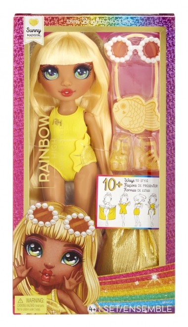 Rainbow High modna lalka Swim Style Sunny Yellow