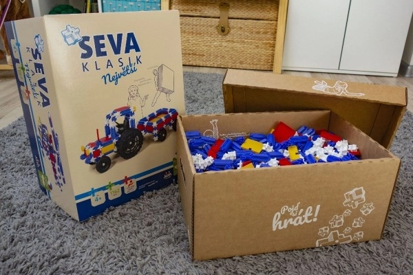 Klocki SEVA KLASIK – Największe, 1162 elementy
