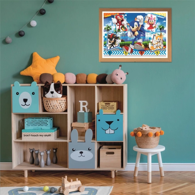 Puzzle Sonic 24 elementów Maxi dla dzieci