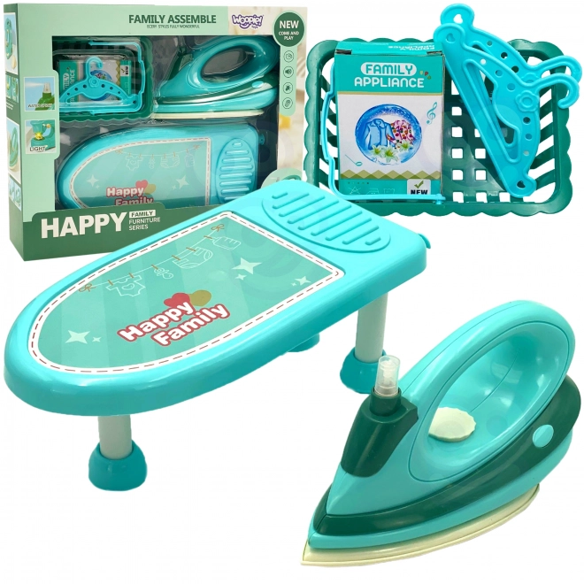Dziecięca zabawka do prasowania Happy Family 2w1