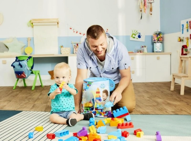 Mega Bloks First Builders Klocki w plastikowym worku 80 szt.