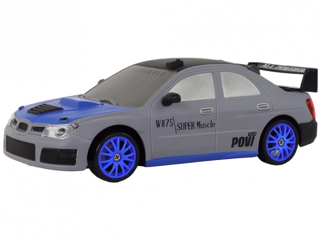 Zdalnie sterowany samochód sportowy R/C 1:24 wymienne koła – szare