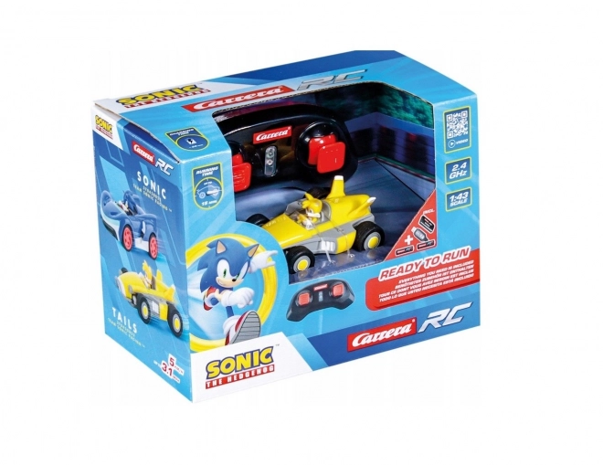 Team Sonic Mini RC Tails Autko 1:43