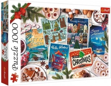 Puzzle 1000 elementów zimowe wspomnienia