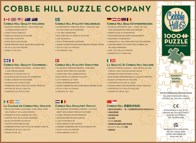 Puzzle Domki nad Morzem COBBLE HILL 1000 Elementów