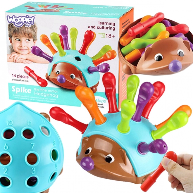 Woopie edukacyjna zabawka sorter Jeż Montessori 4w1