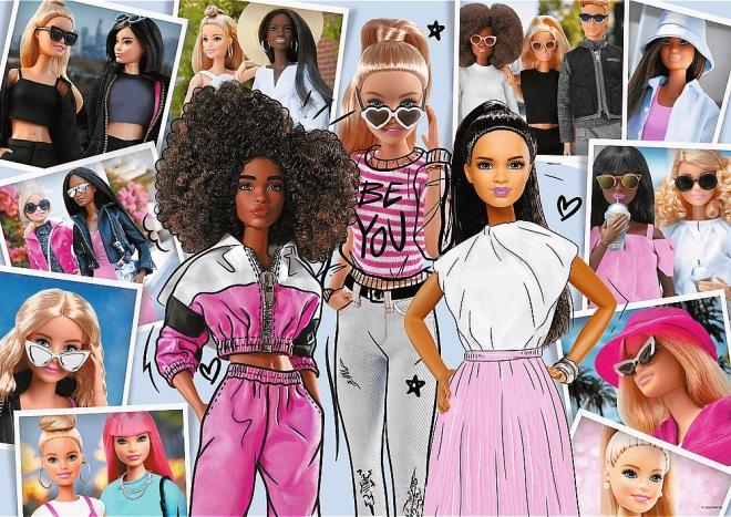 Puzzle w Świecie Barbie 200 elementów 48x34cm w pudełku 33x23x4cm