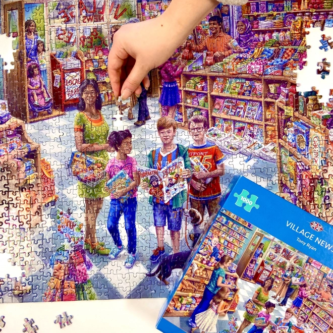 GIBSONS Puzzle Wieści z wioski 1000 elementów