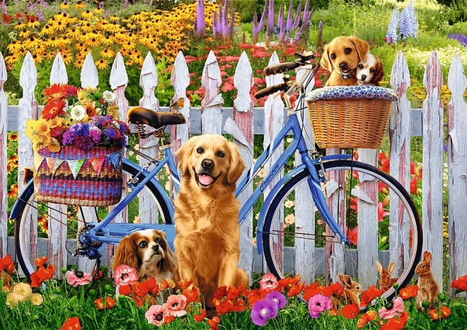 Puzzle 500 elementów psie przygody