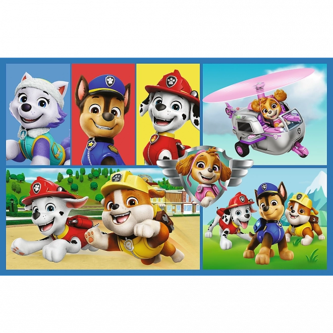 Puzzle Zasady Psi Patrol 2w1 2x70 elementów