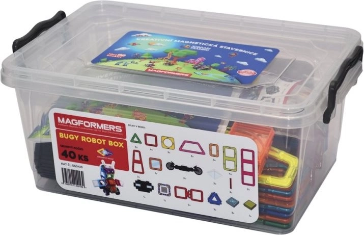 Magnetyczna konstrukcyjna układanka Magformers Buggy Robot Box 40 elementów