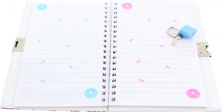 Liniowane kolorowe strony dla przejrzystego pisania