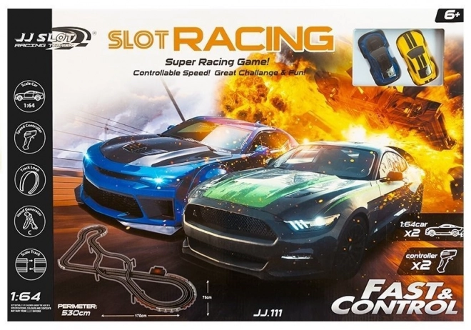 Tor wyścigowy 2 Cars Slot Cars 1:64