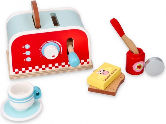 Drewniany toster Pop-Up dla dzieci
