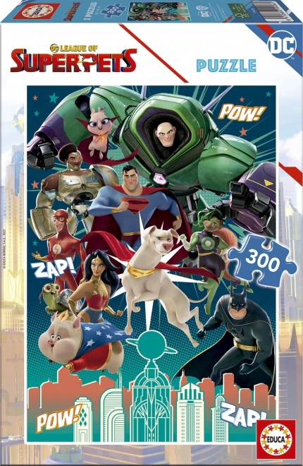 Puzzle DC Liga Superzwierzaków 300 elementów