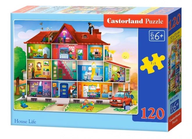 Puzzle 120 części House Life