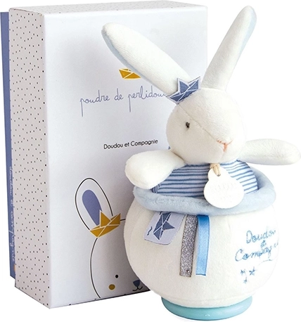 Doudou zestaw prezentowy – pluszowy piesek z muzyką 14 cm