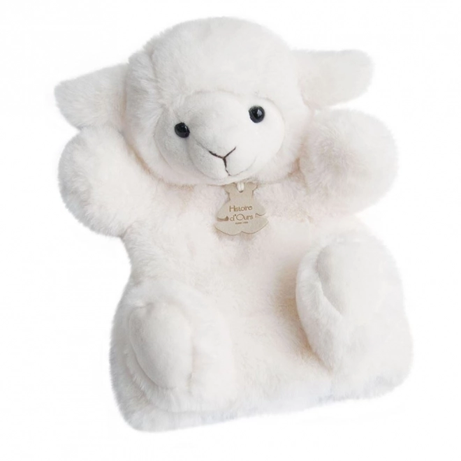 Doudou Histoire d´Ours Pluszowa pacynka owieczka 25 cm