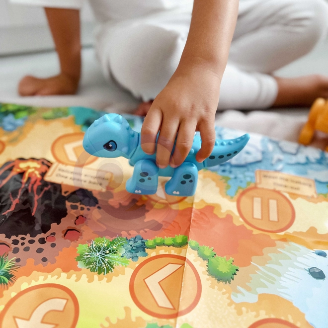Zestaw konstrukcyjny Dinozaury 2w1 gra planszowa