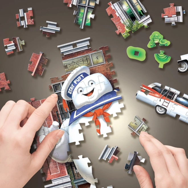WREBBIT 3D puzzle Ghostbusters: Remiza strażaków Pogromców Duchów 500 elementów